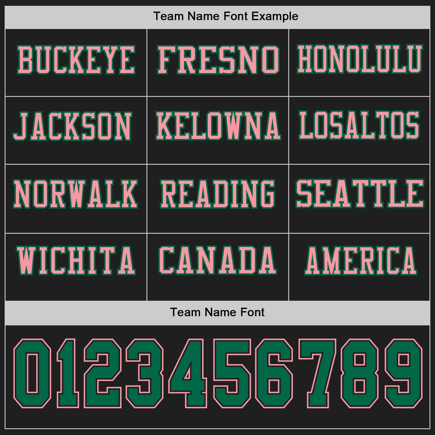 Custom Black Kelly Green-Medium Pink Long Sleeve Authentic Football Jersey