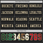 Custom Black Vintage Mexican Flag-Cream Long Sleeve Authentic Football Jersey