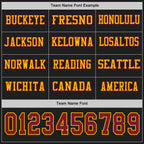 Custom Black Crimson-Gold Long Sleeve Authentic Football Jersey