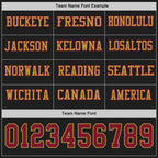 Custom Black Crimson-Old Gold Long Sleeve Authentic Football Jersey