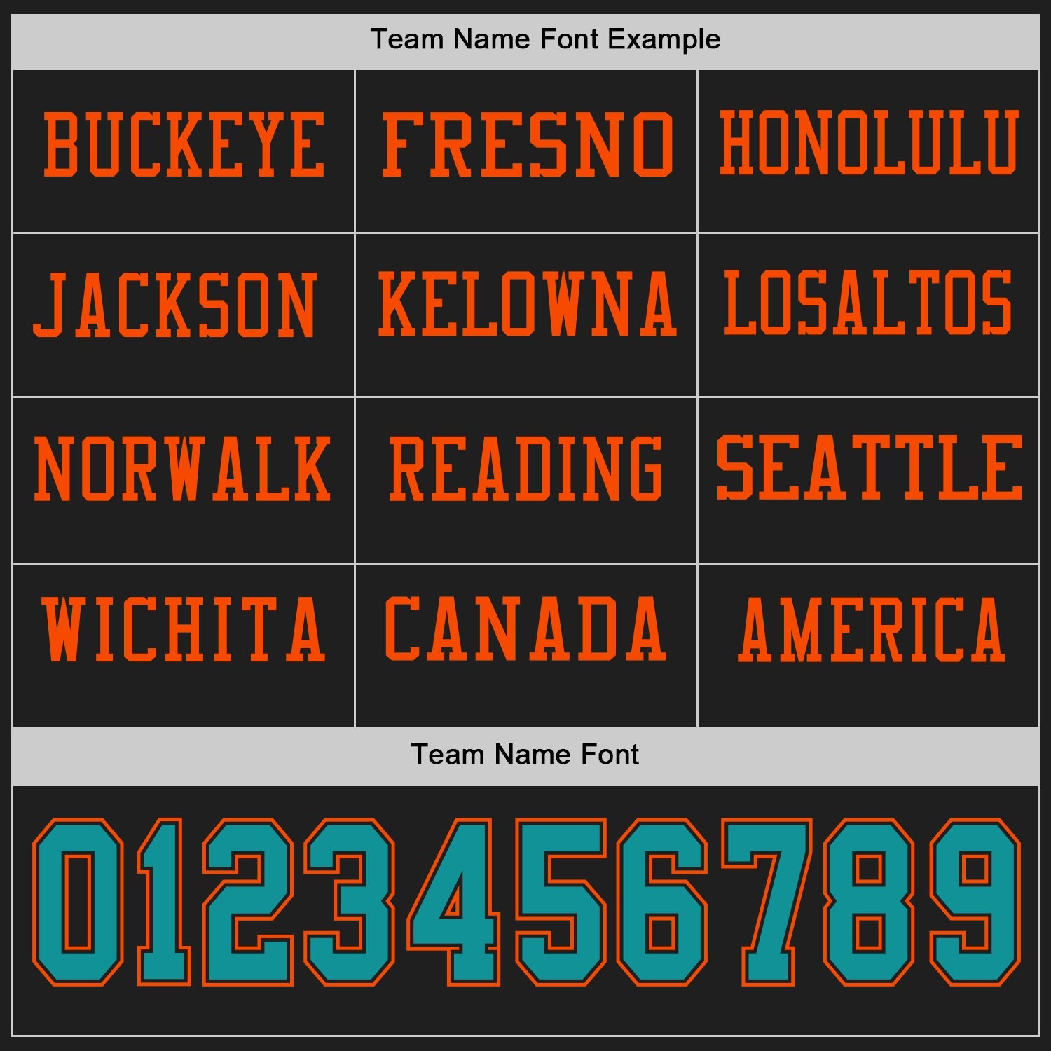 Custom Black Teal-Orange Long Sleeve Authentic Football Jersey