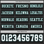 Custom Black White Gray-Midnight Green Long Sleeve Authentic Football Jersey