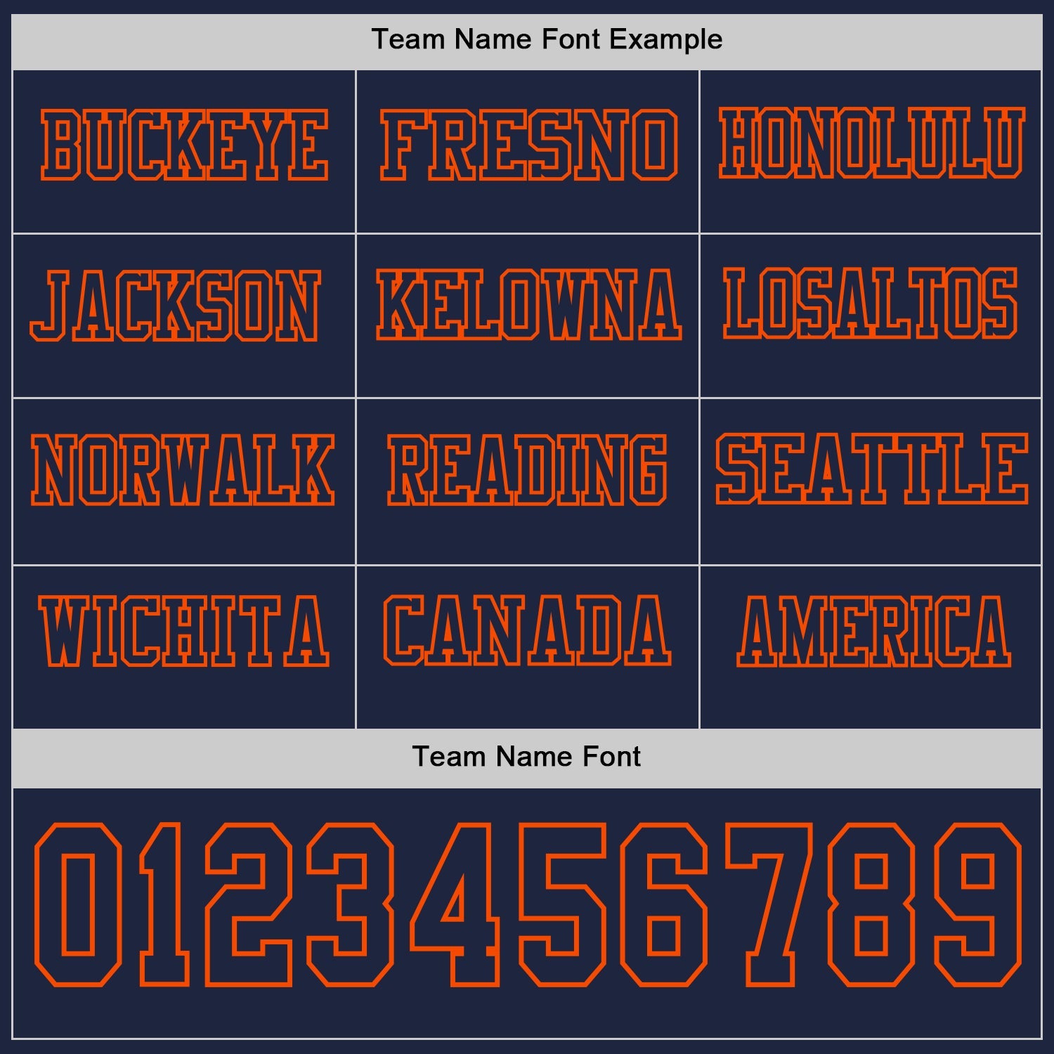 Custom Navy Orange Long Sleeve Authentic Football Jersey