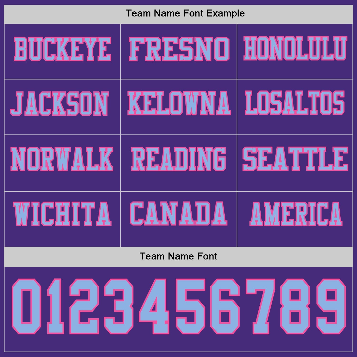 Custom Purple Light Blue-Pink Long Sleeve Authentic Football Jersey