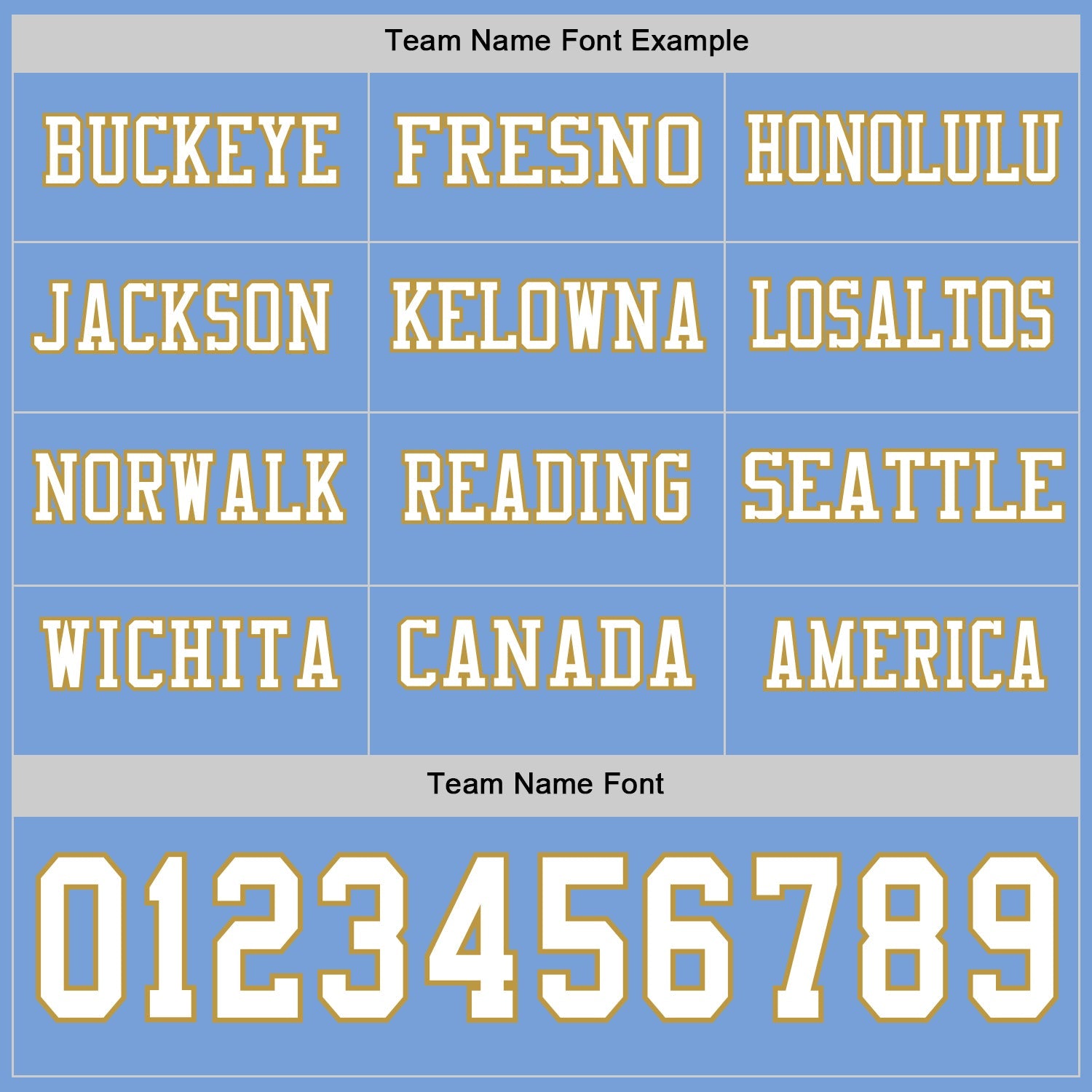 Custom Light Blue White-Old Gold Long Sleeve Authentic Football Jersey