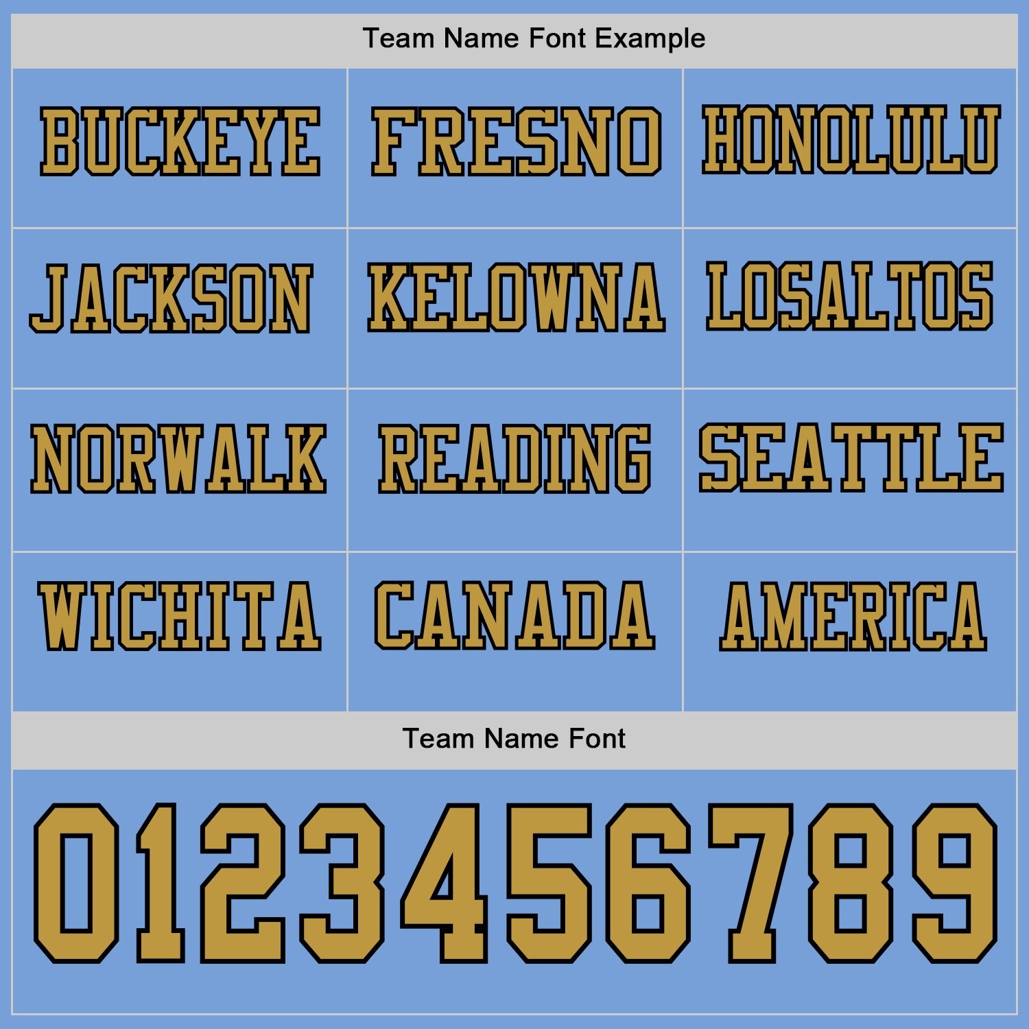 Custom Light Blue Old Gold-Black Long Sleeve Authentic Football Jersey