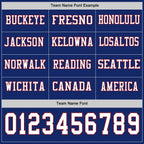 Custom Royal White-Crimson Long Sleeve Authentic Football Jersey