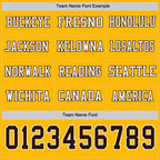 Custom Gold Brown-White Long Sleeve Authentic Football Jersey