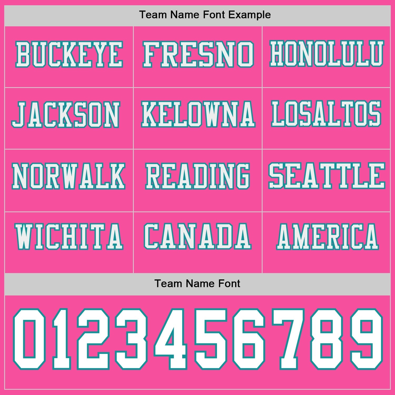 Custom Pink White-Teal Long Sleeve Authentic Football Jersey