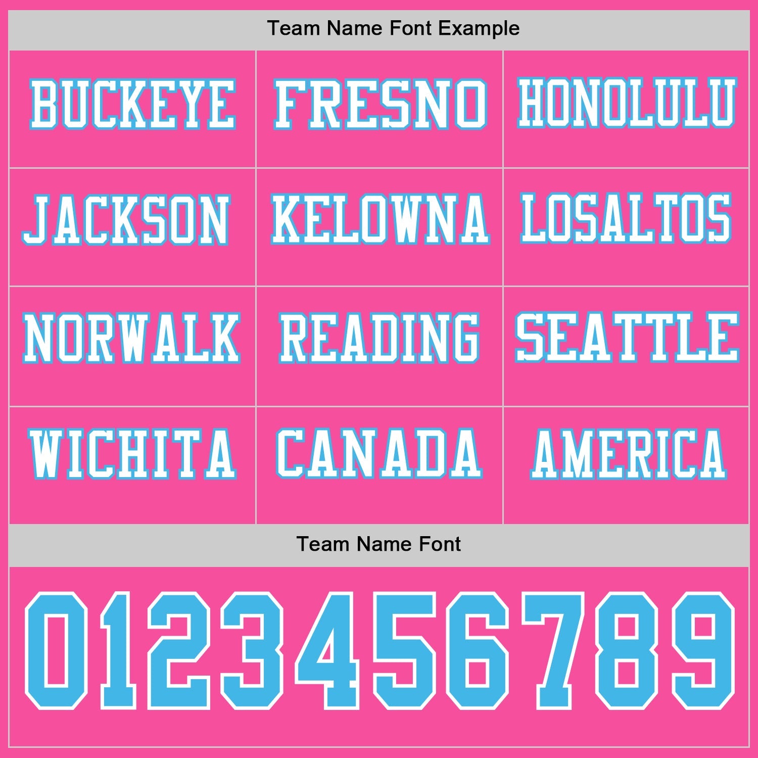 Custom Pink Sky Blue-White Long Sleeve Authentic Football Jersey