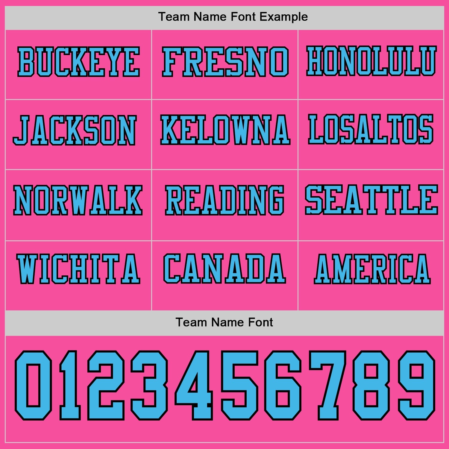 Custom Pink Sky Blue-Black Long Sleeve Authentic Football Jersey