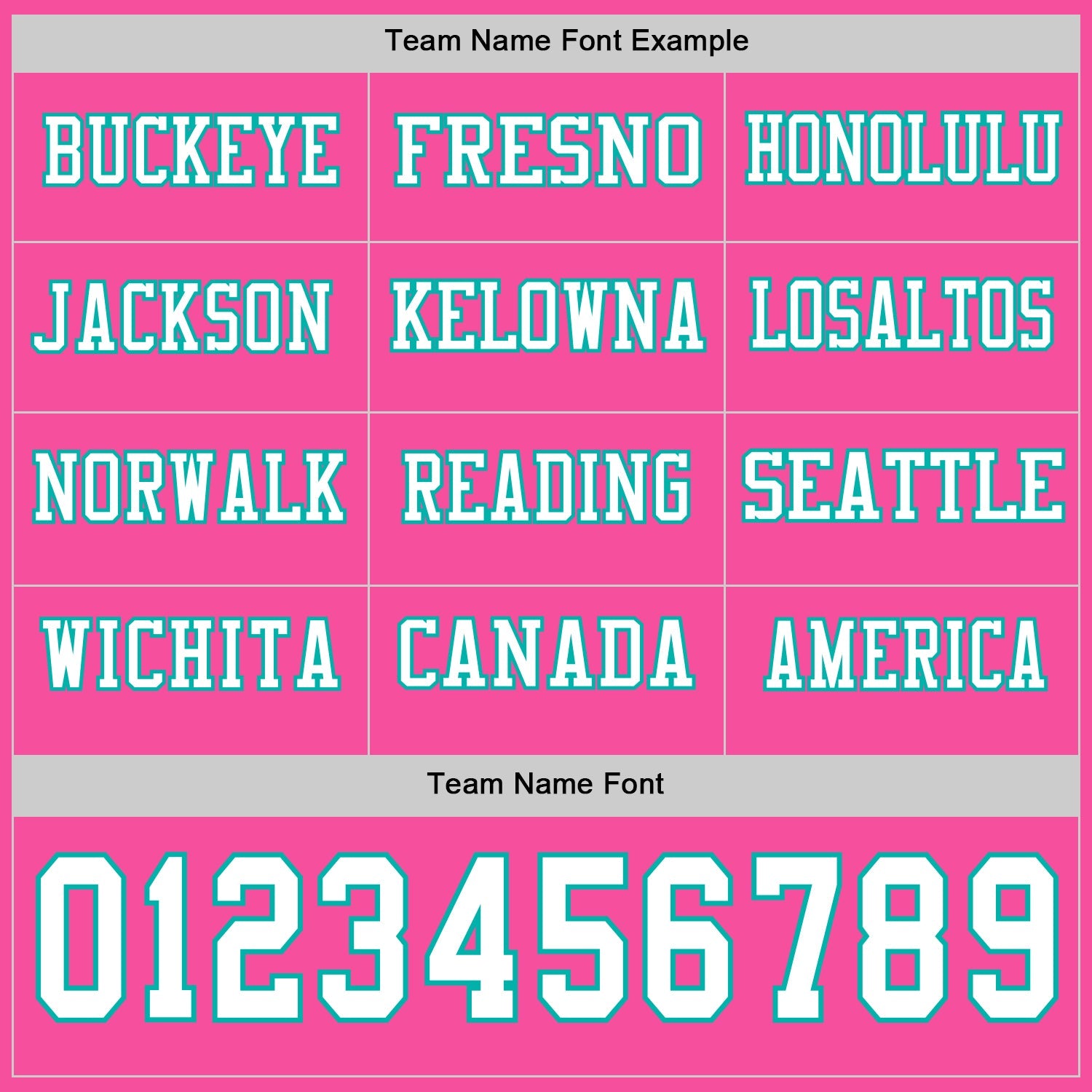 Custom Pink White-Aqua Long Sleeve Authentic Football Jersey