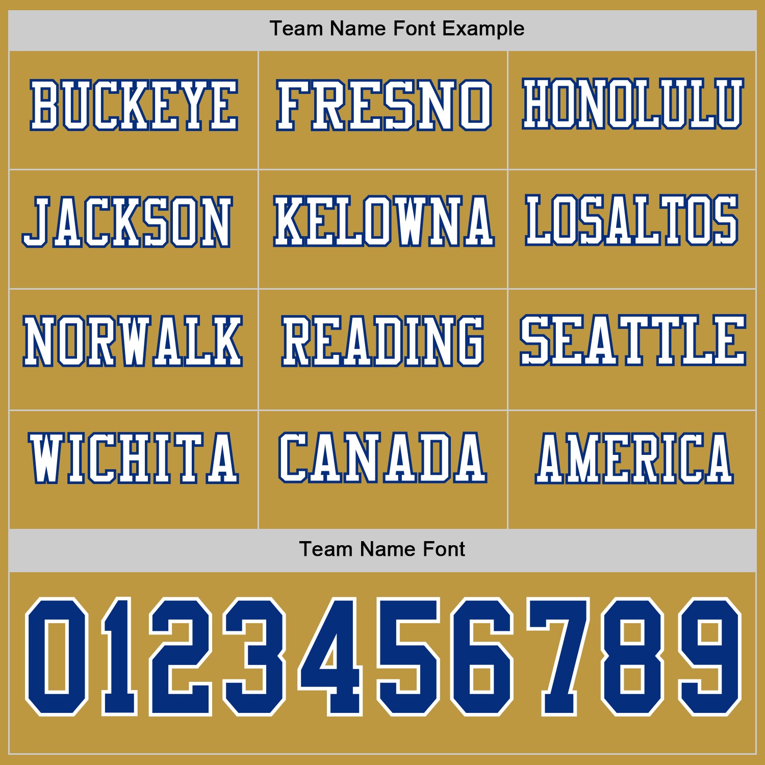 Custom Old Gold Royal-White Long Sleeve Authentic Football Jersey