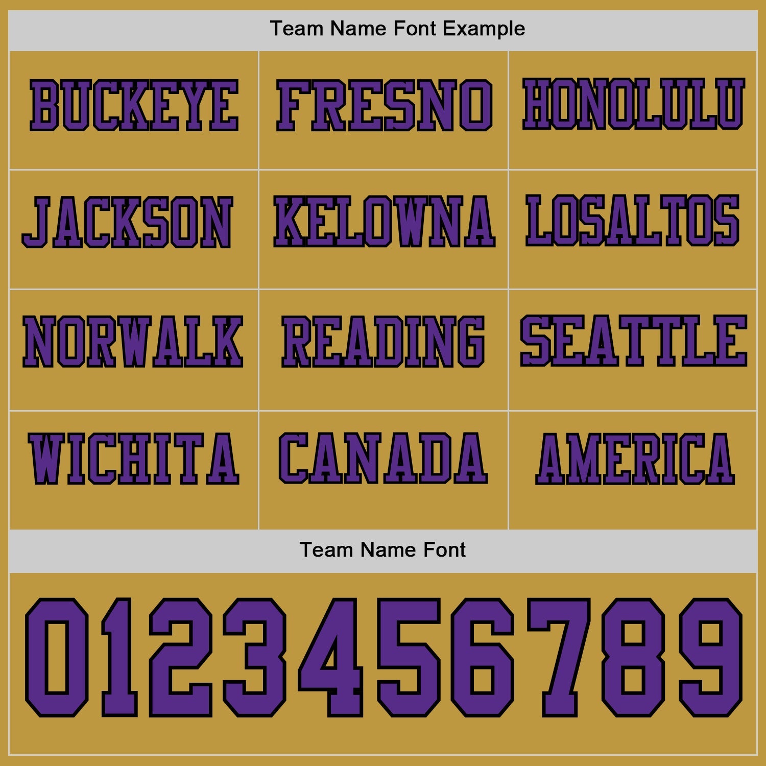 Custom Old Gold Purple-Black Long Sleeve Authentic Football Jersey