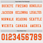 Custom White Orange-Gray Long Sleeve Authentic Football Jersey