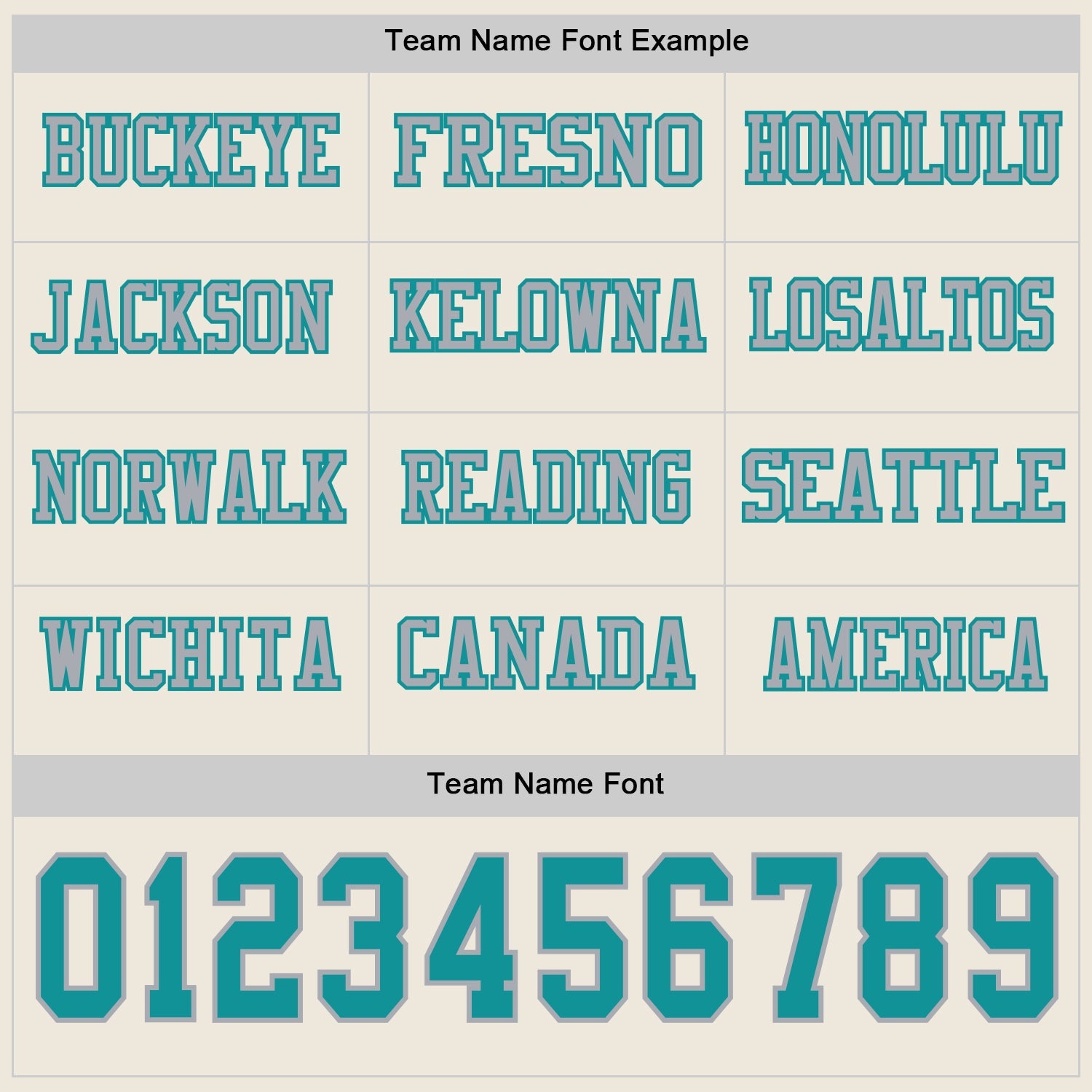 Custom Cream Teal-Gray Long Sleeve Authentic Football Jersey