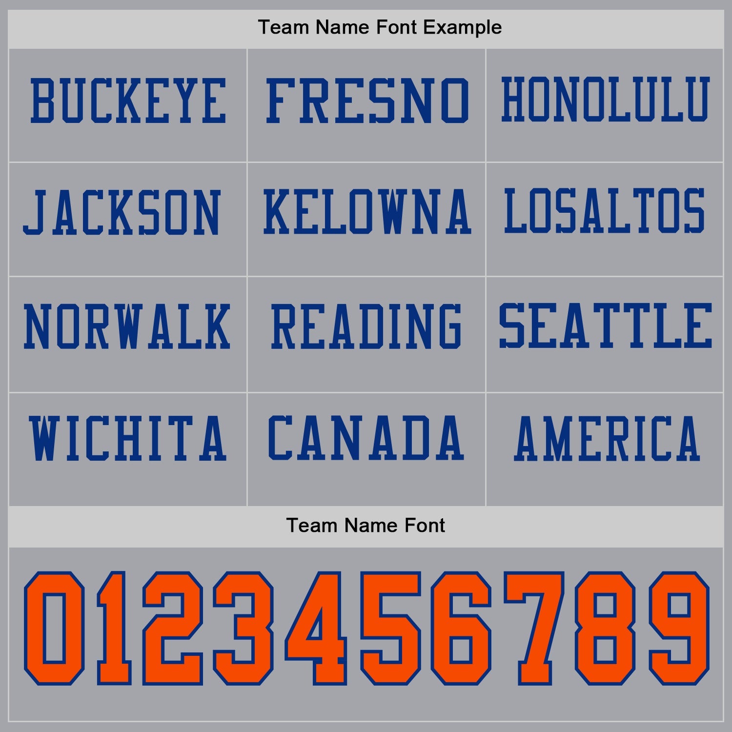 Custom Gray Orange-Royal Long Sleeve Authentic Football Jersey