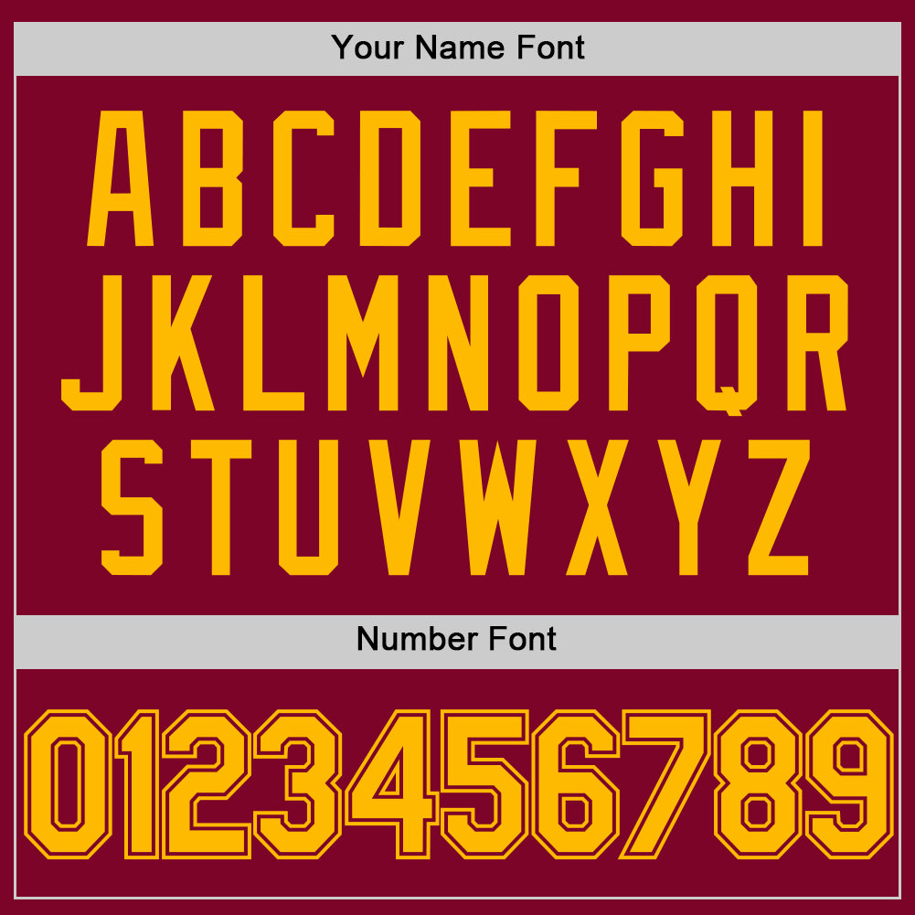 Custom Maroon Gold Authentic Throwback Basketball Jersey