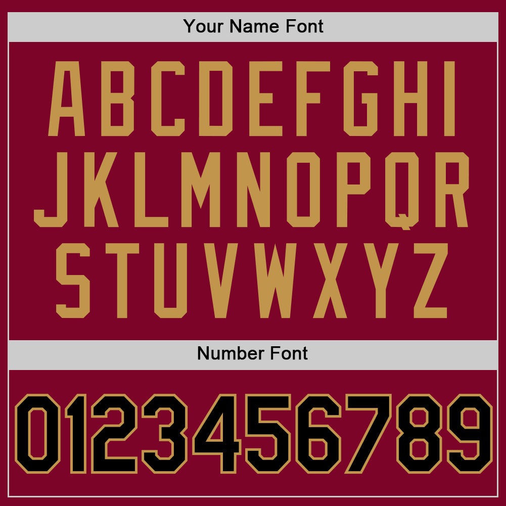 Custom Maroon Black-Old Gold Authentic Throwback Basketball Jersey