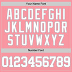 Custom Medium Pink White-Gray Authentic Basketball Jersey