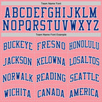 Custom Medium Pink Royal-White Authentic Basketball Jersey