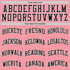 Custom Medium Pink Black-White Authentic Basketball Jersey