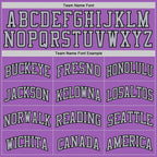 Custom Medium Purple Black-Gray Authentic Basketball Jersey