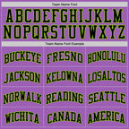 Custom Medium Purple Black-Neon Green Authentic Basketball Jersey