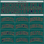 Custom Midnight Green Navy-Old Gold Authentic Basketball Jersey