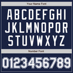 Custom Navy White Authentic Baseball Jersey