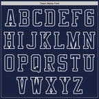 Custom Navy White Authentic Baseball Jersey