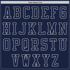 Custom Navy Gray Authentic Baseball Jersey