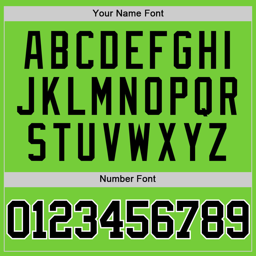 Custom Neon Green Black-White Authentic Basketball Jersey