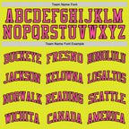 Custom Neon Yellow Pink-Black Authentic Basketball Jersey