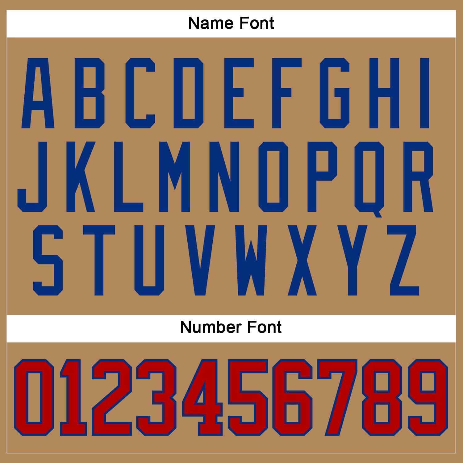 Custom Old Gold Red-Royal Hockey Jersey