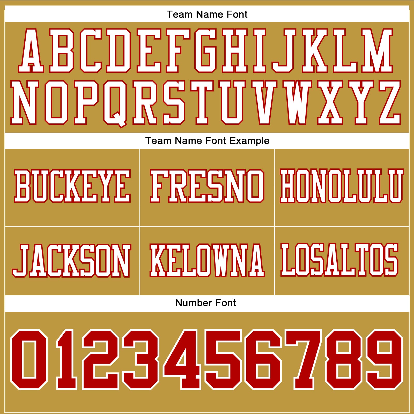 Custom Old Gold Red-White Authentic Football Jersey