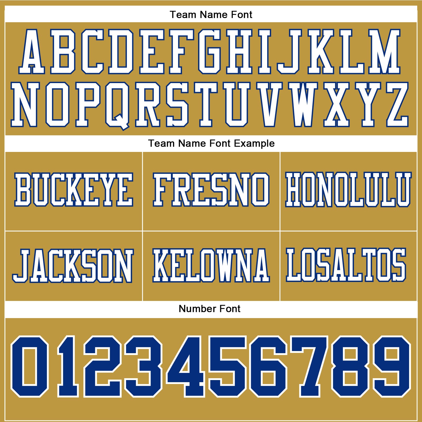 Custom Old Gold Royal-White Authentic Football Jersey