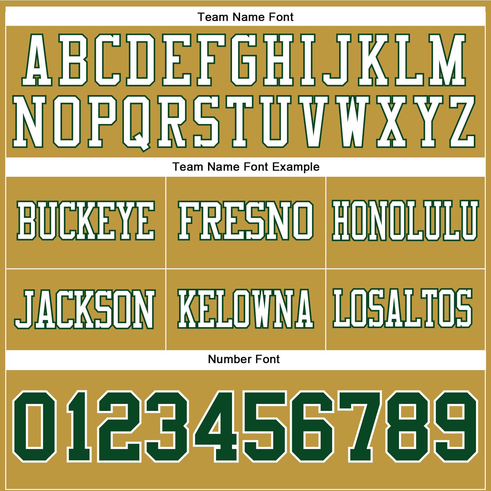 Custom Old Gold Green-White Authentic Football Jersey