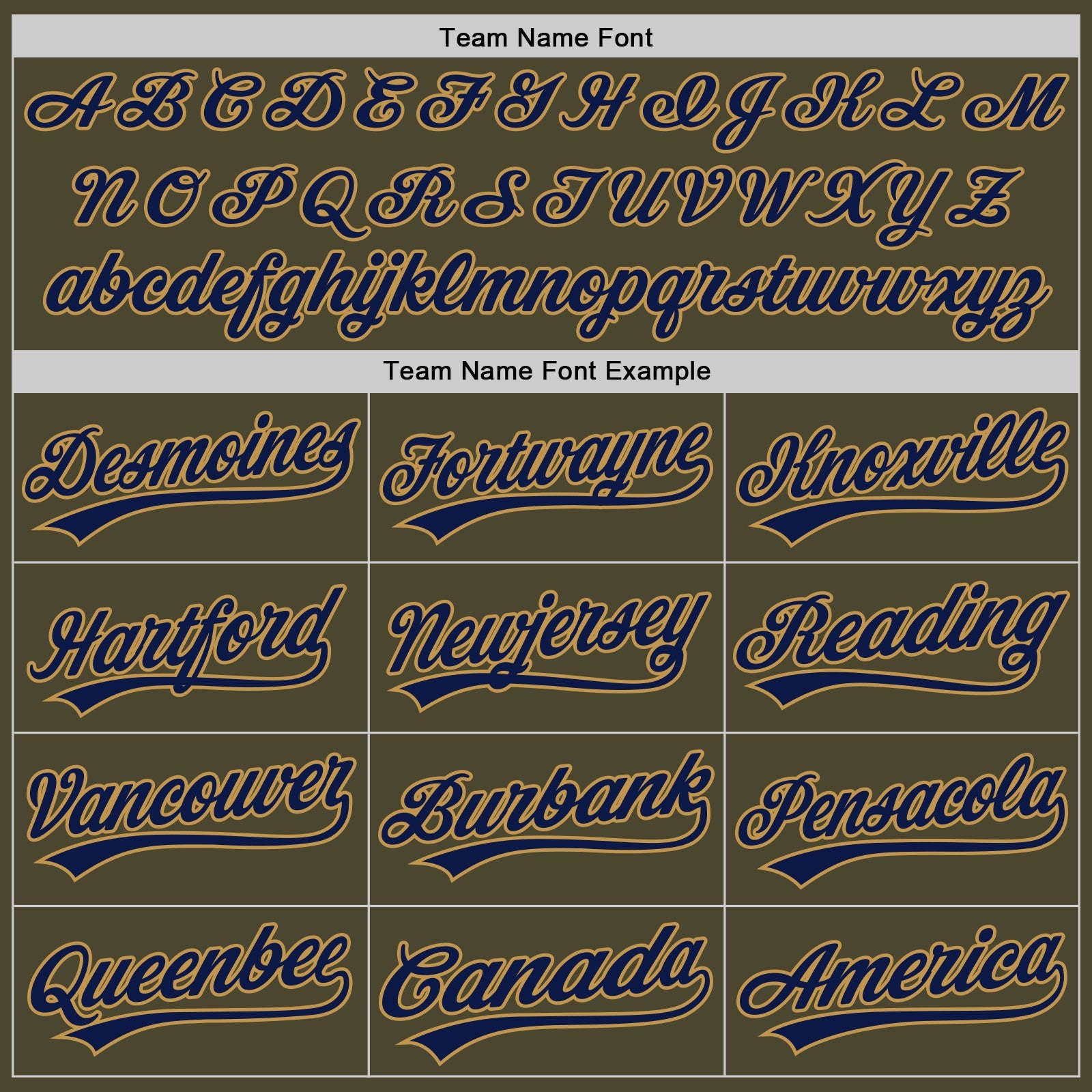 Custom Olive Navy-Old Gold Authentic Throwback Salute To Service Baseball Jersey