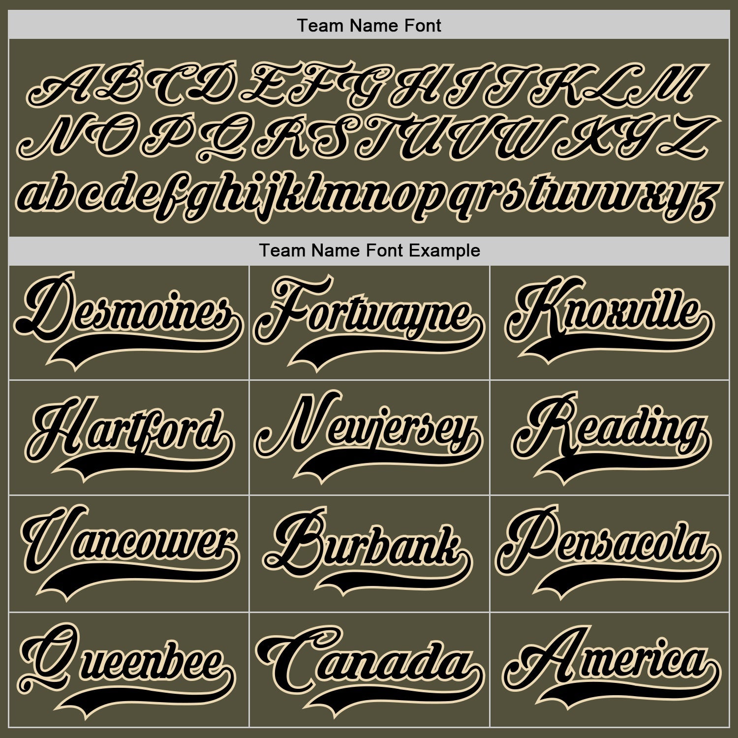 Custom Olive Black-Cream Salute To Service Hockey Jersey