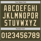 Custom Stitched Olive Cream-Olive Baseball Pullover Sweatshirt Hoodie