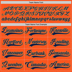 Custom Orange Navy-Old Gold Hockey Jersey
