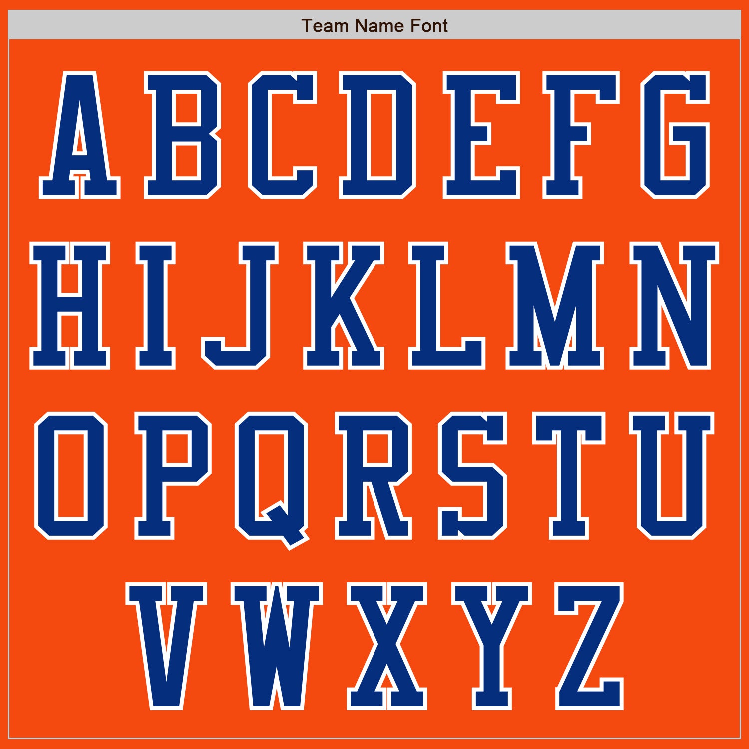 Custom Orange Royal-White Authentic Baseball Jersey