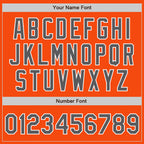 Custom Orange Steel Gray-White Authentic Baseball Jersey