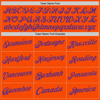 Custom Orange Purple Authentic Throwback Basketball Jersey