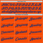 Custom Orange Royal Authentic Throwback Basketball Jersey