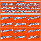 Custom Orange White-Royal Authentic Throwback Basketball Jersey