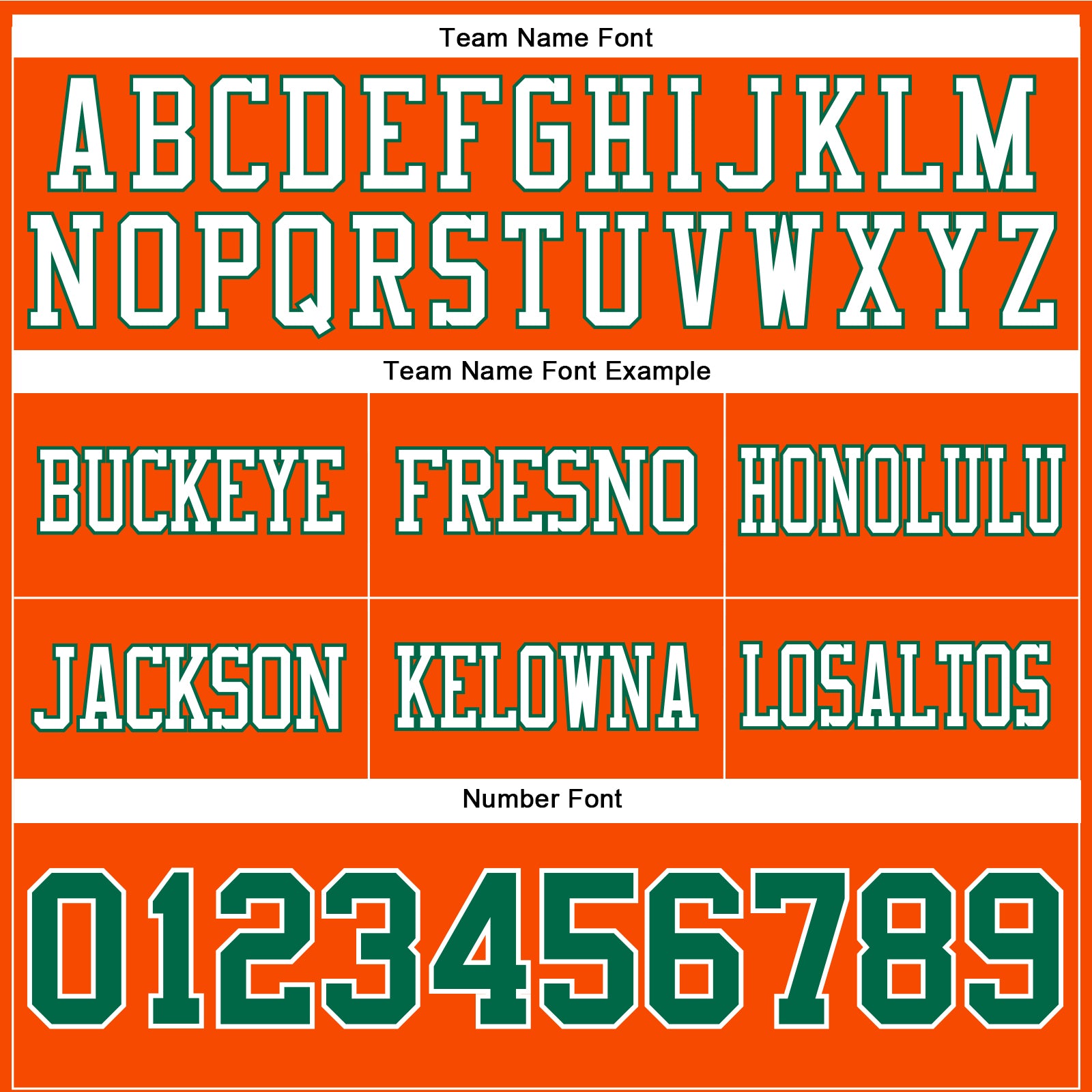 Custom Orange Kelly Green-White Authentic Football Jersey