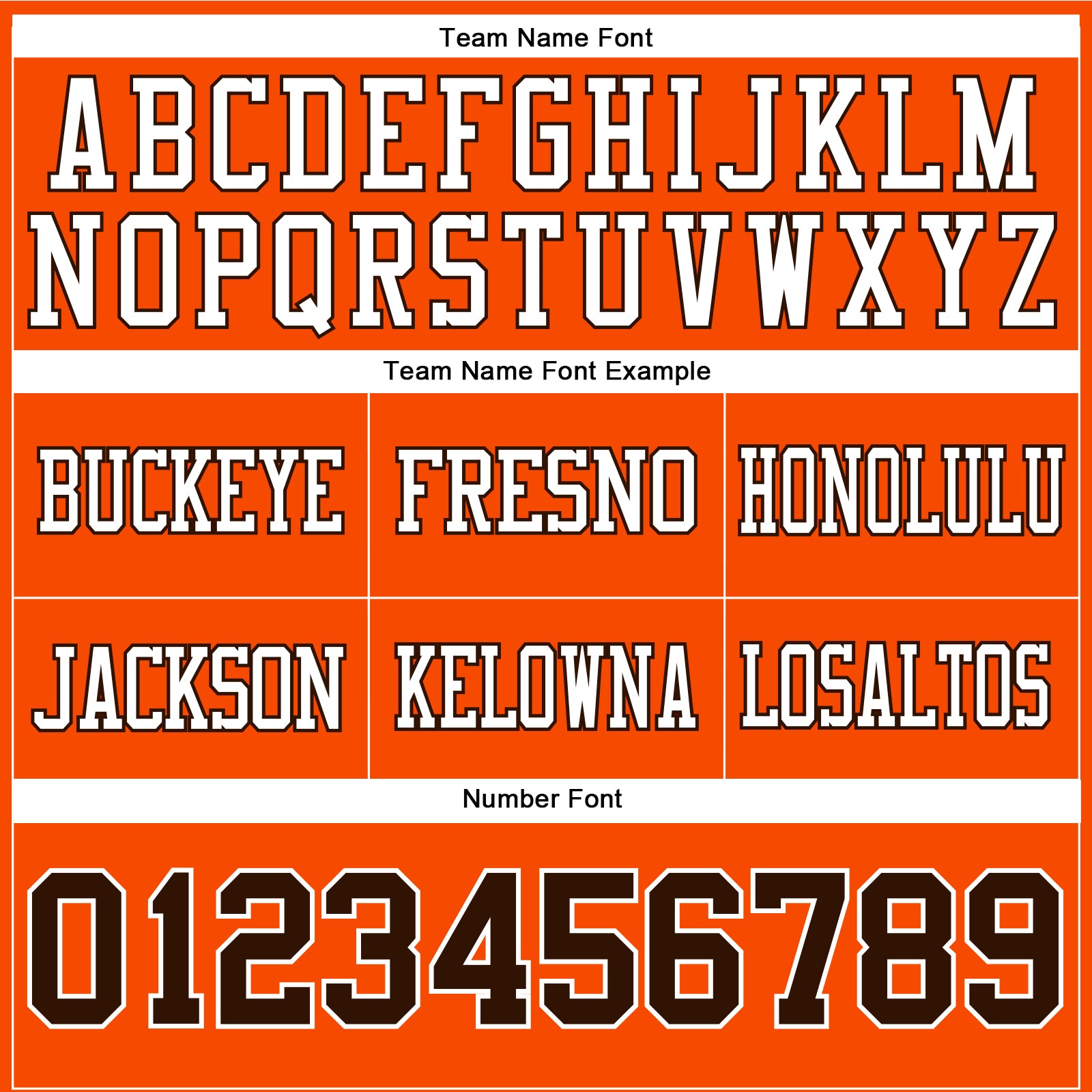 Custom Orange Brown-White Authentic Football Jersey