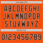 Custom Stitched Orange Brown-White Baseball Pullover Sweatshirt Hoodie